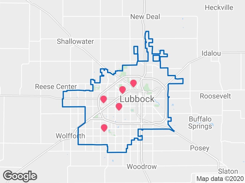 Lubbock_Texas_Map