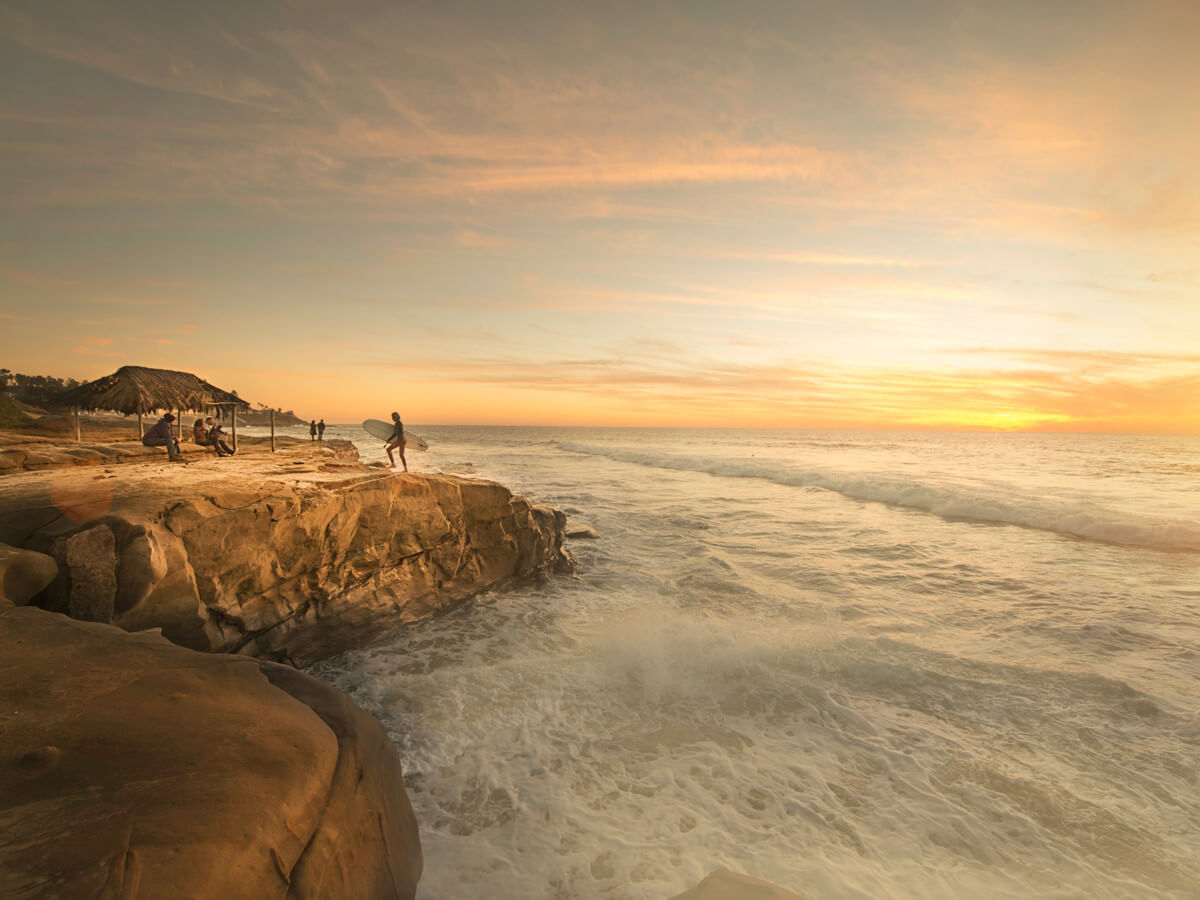 San Diego beach