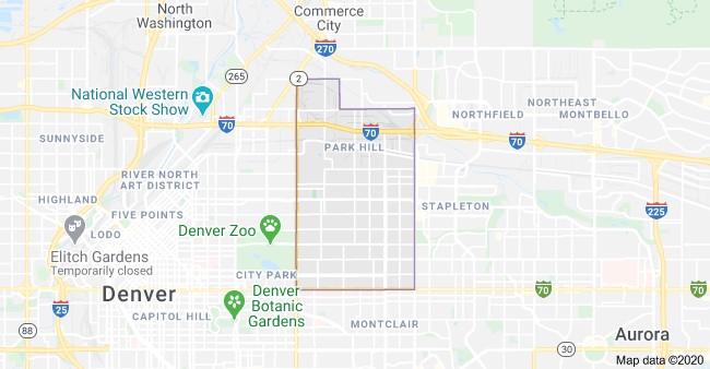 Park-Hill-Denver-Map