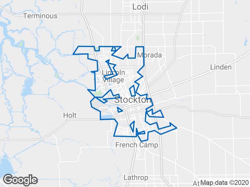 Stockton_California_Map