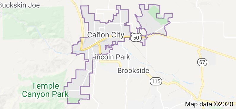 Canon_City_Colorado_Map
