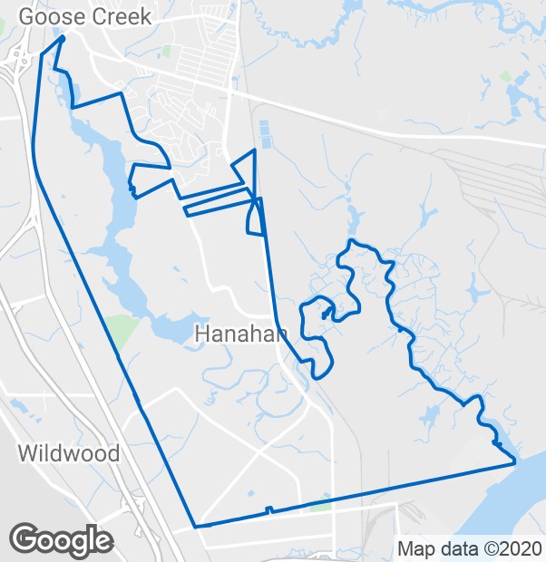 Hanahan_Charleston_Map