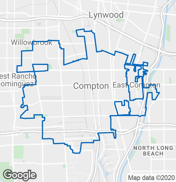 Compton_Los_Angeles_CA_Map