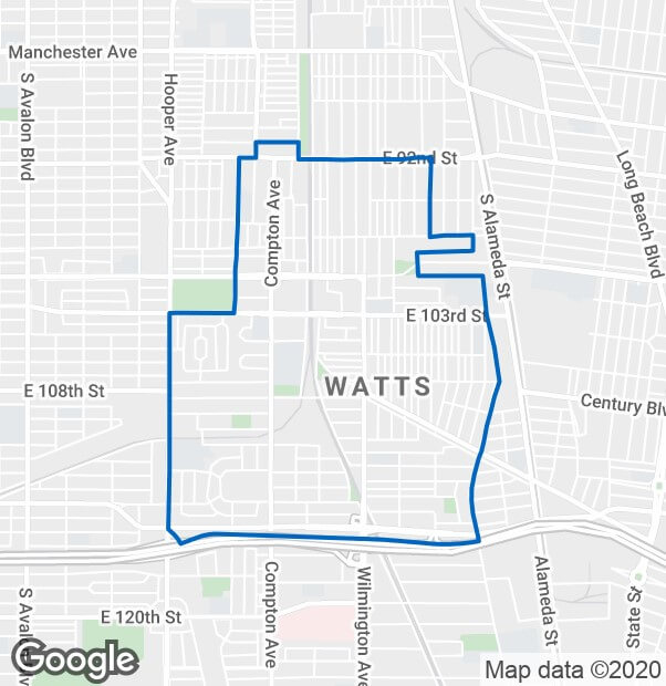 Watts_Los_Angeles_CA_Map