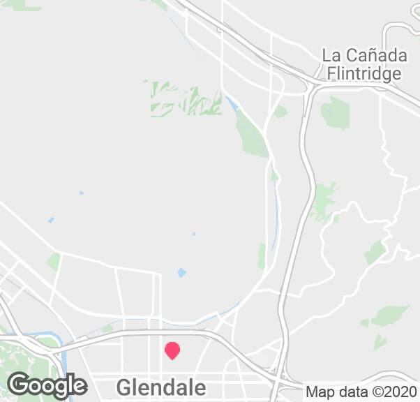 Glendale_Los_Angeles_CA_Map