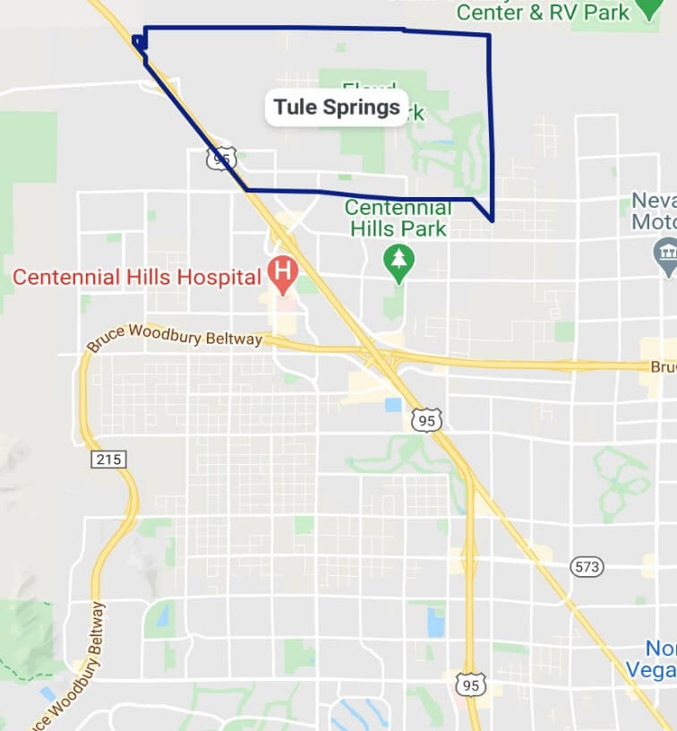 Tule_Springs_Las_Vegas_map