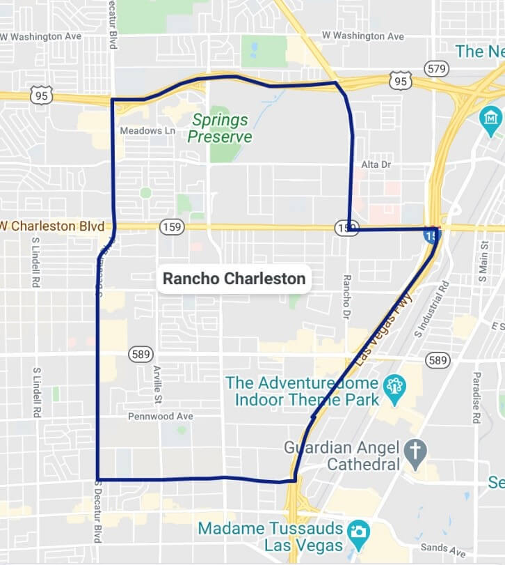 Rancho_Charleston_Las_Vegas_map
