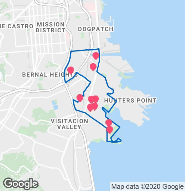 Bayview_San_Francisco_Map