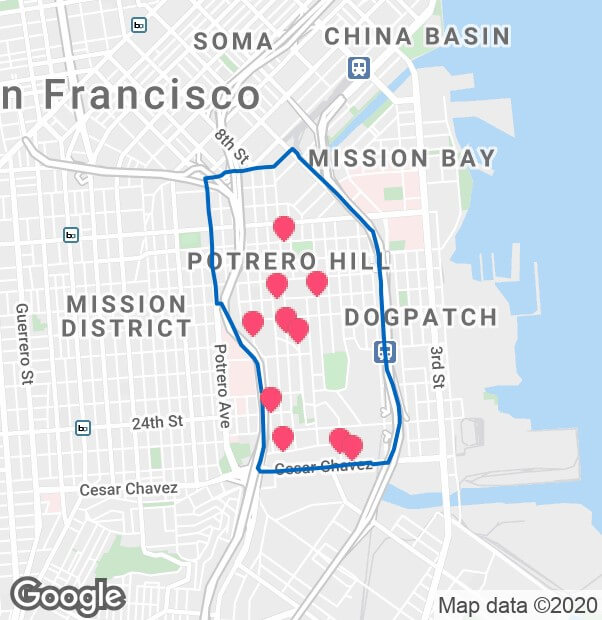Potrero_Hill_San_Francisco_Map