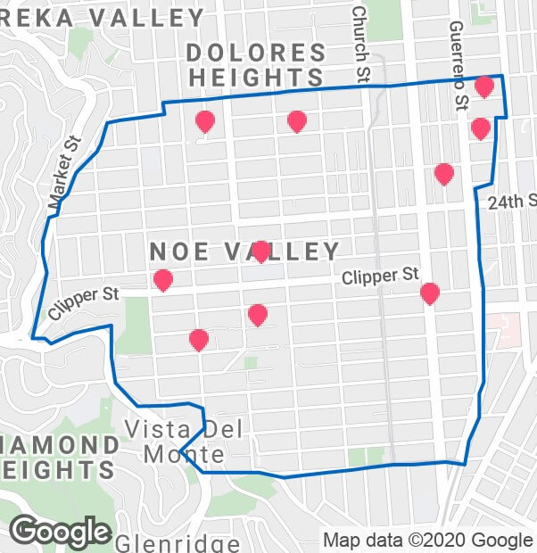Noe_Valley_San_Francisco_Map