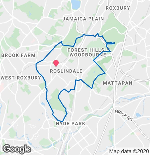 Roslindale_Boston_Map