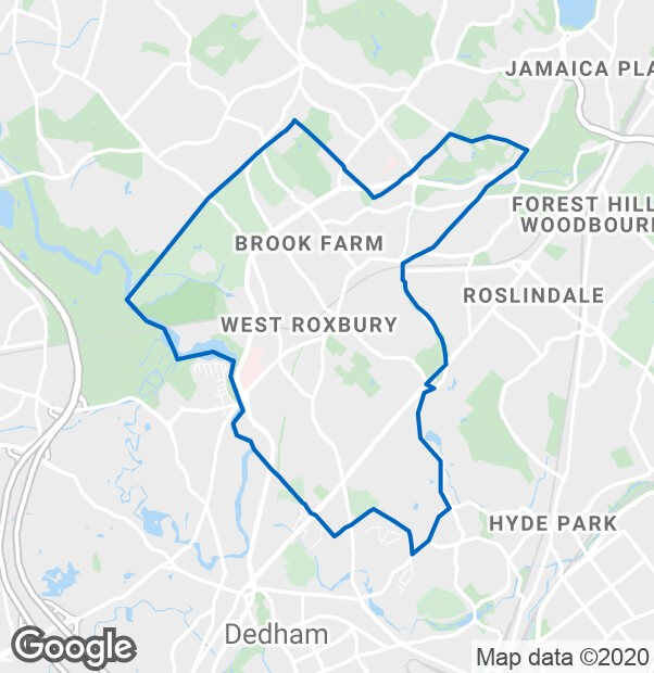 West_Roxbury_Boston_Map