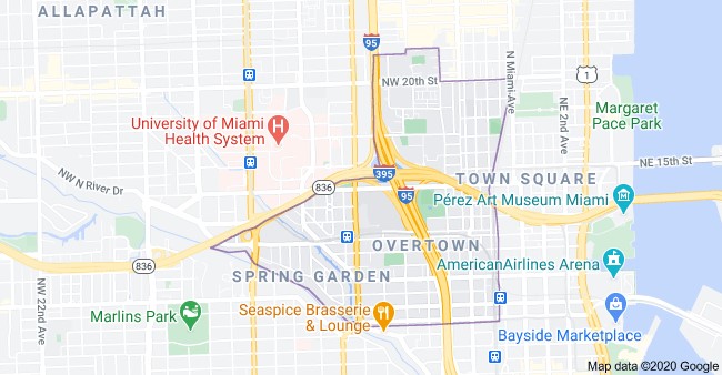 Overtown_Miami_Florida_Map