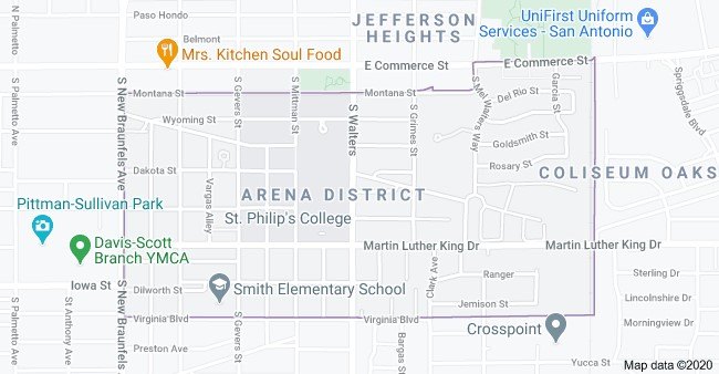 Arena_District_San_Antonio_TX_Map