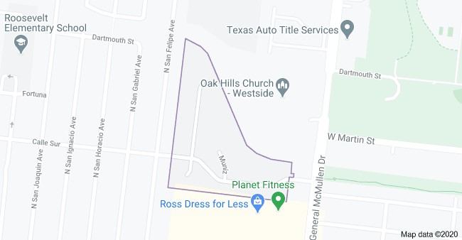 Villa_De_San_Antonio_San_Antonio_TX_Map