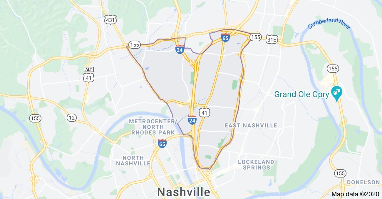 Talbots_Corner_Nashville_TN_Map