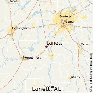 Lanette_Alabama_Map