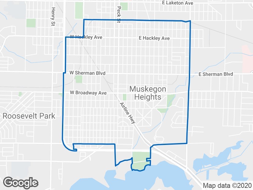 Muskegon_Heights_michigan_map