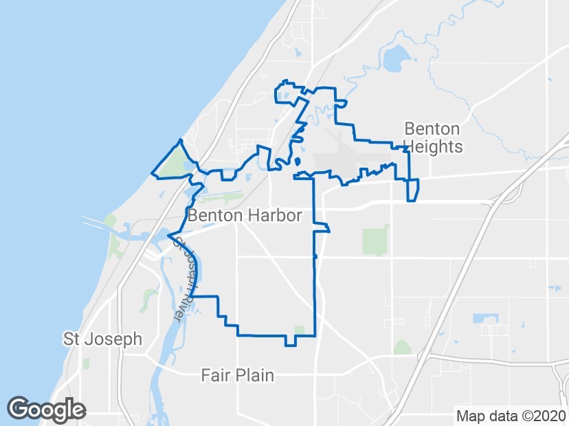 Benton_Harbor_michigan_map