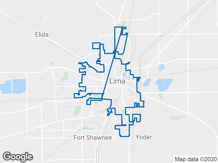 Lima_Ohio_Map