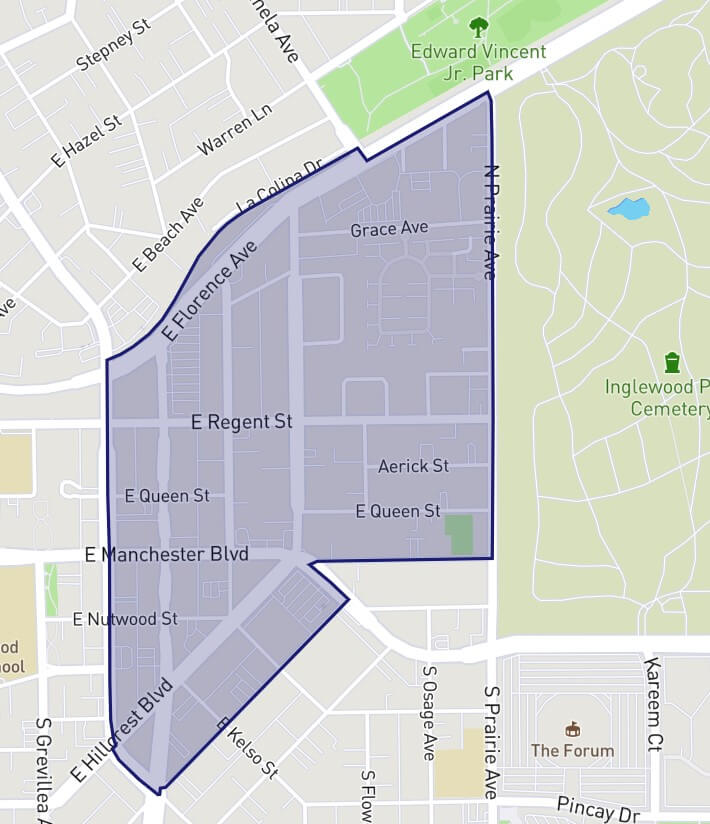 Downtown Inglewood Map 2023